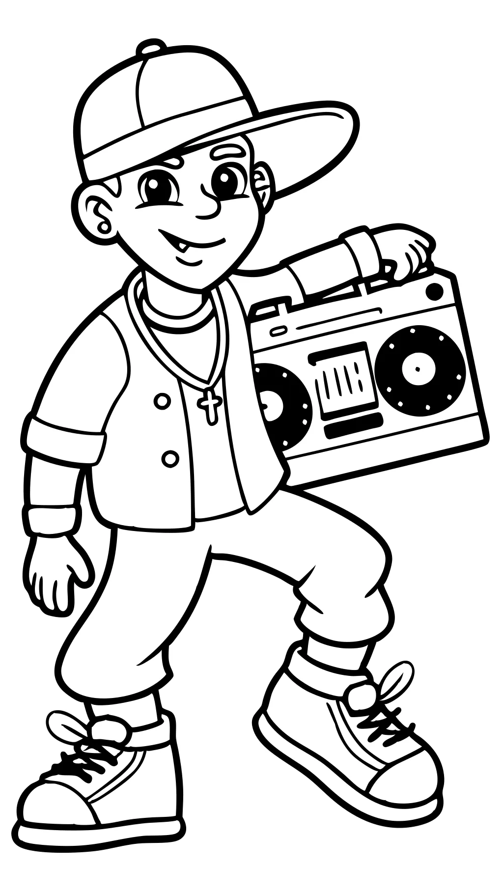 coloring pages of hip hop